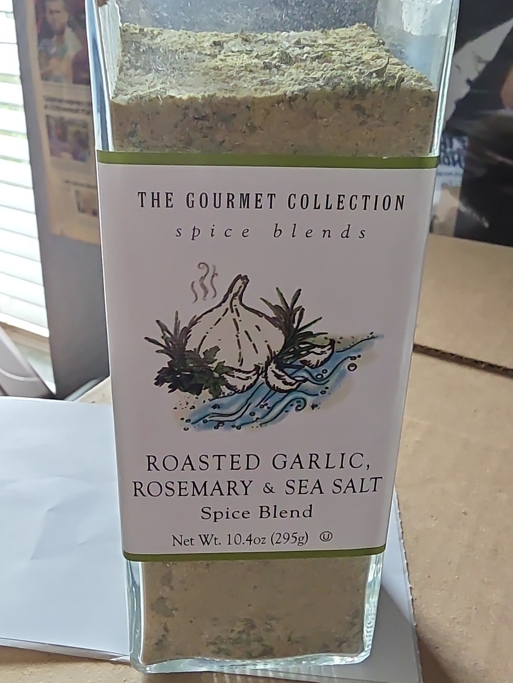Roasted Garlic, Rosemary & Sea Salt Spice Blend - Green